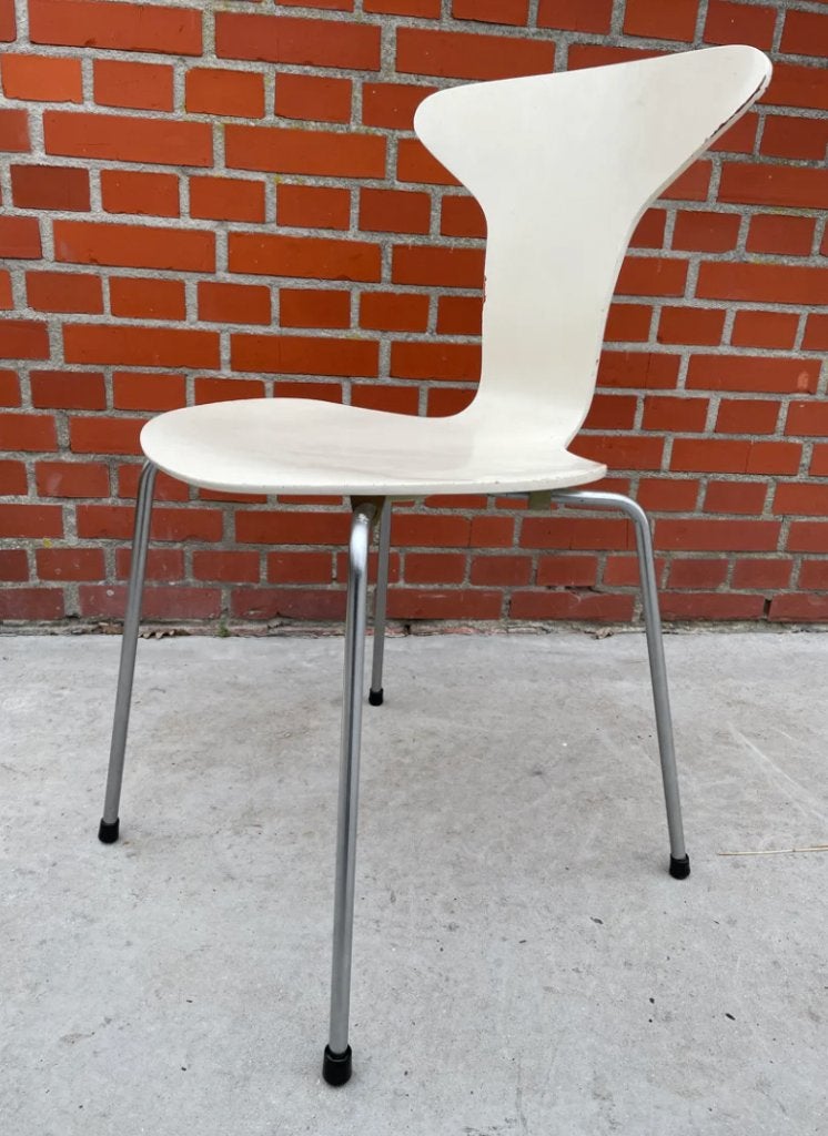 Vintage Mug stoel van Arne Jacobsen Fritz Hansen, jaren 70, Arne Jacobsen, Gebruikt, Bruin, Arne Jacobsen