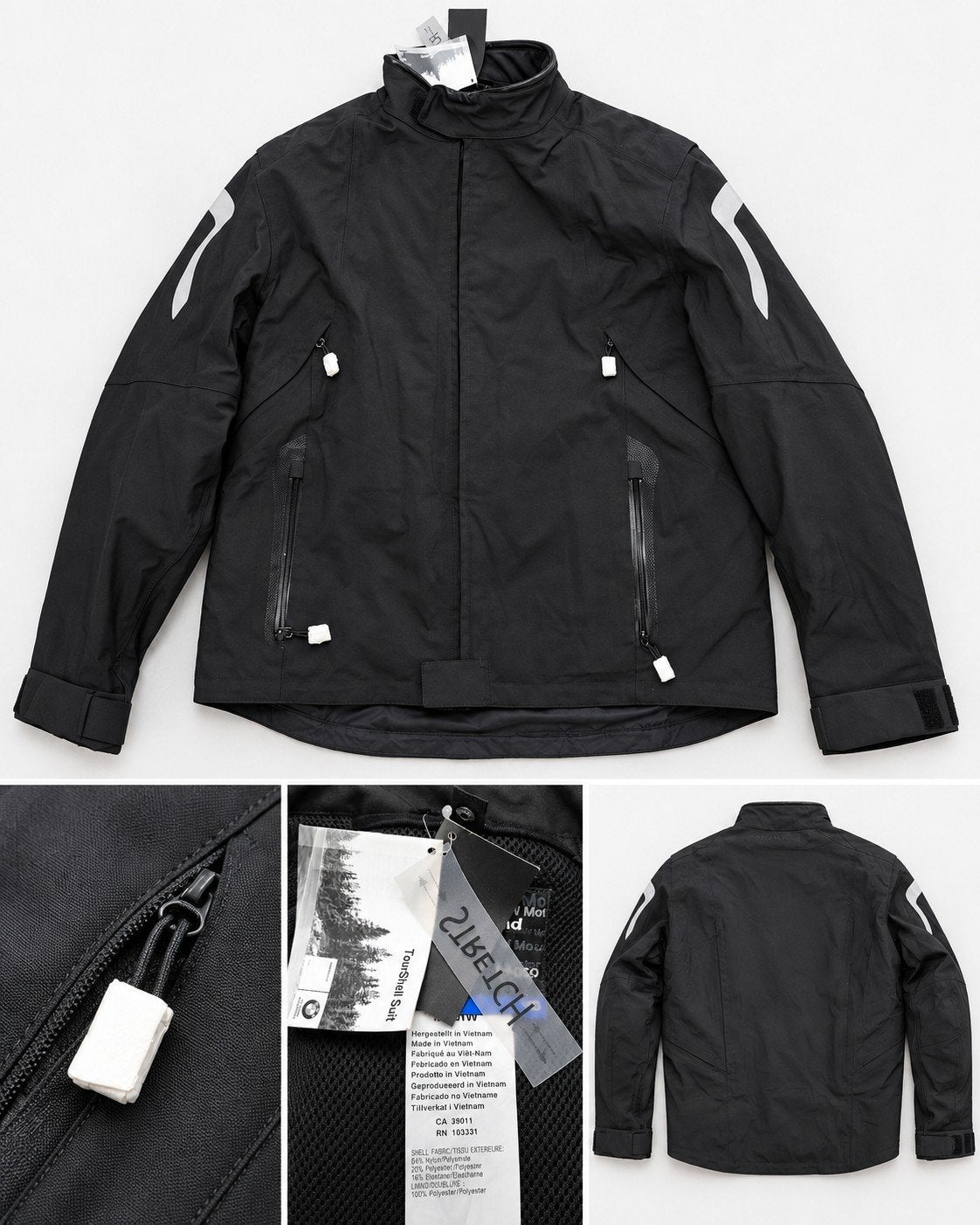Nieuwe BMW Motorrad TourShell motorjas maat 60 - zwart, Jas | textiel, Heren, Ophalen of Verzenden, BMW Motorrad