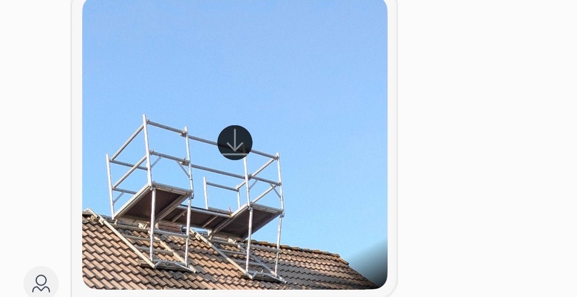 Daksteiger voor veilig werken op hellende daken, Doe-het-zelf en Verbouw, Ophalen, Gebruikt, Daksteiger, Minder dan 2 meter