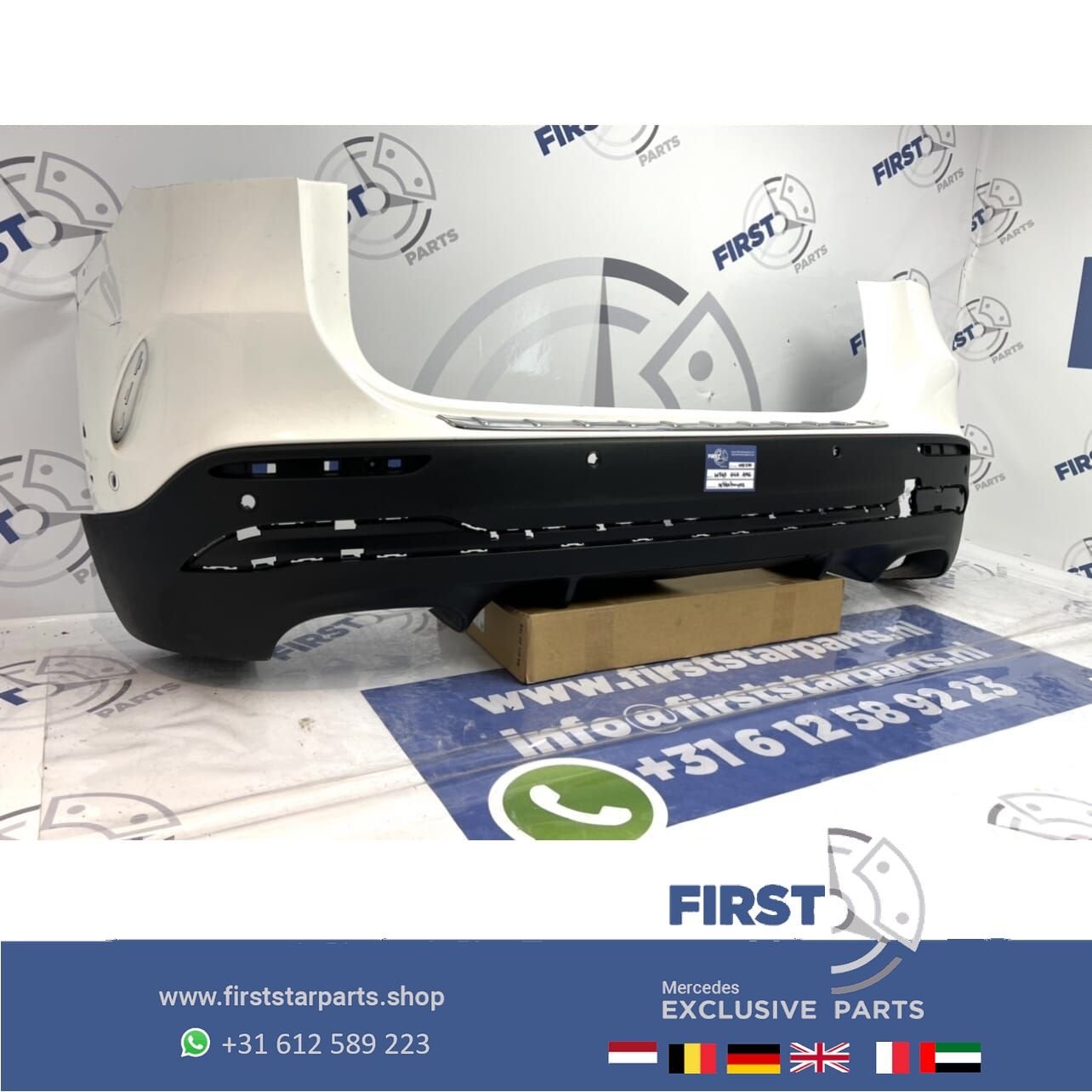 H247 W247 GLA AMG ACHTERBUMPER + DIFFUSER Mercedes GLA Klass, Gebruikt, -, Ophalen of Verzenden, Achter