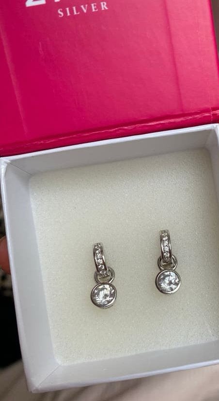 Zinzi zilveren oorbellen 10 mm, Hangers, Ophalen of Verzenden, Zo goed als nieuw, Zilver
