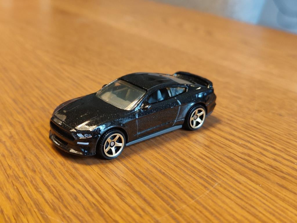 Matchbox Ford Mustang Coupe ZWART, Ophalen of Verzenden, Zo goed als nieuw, Auto