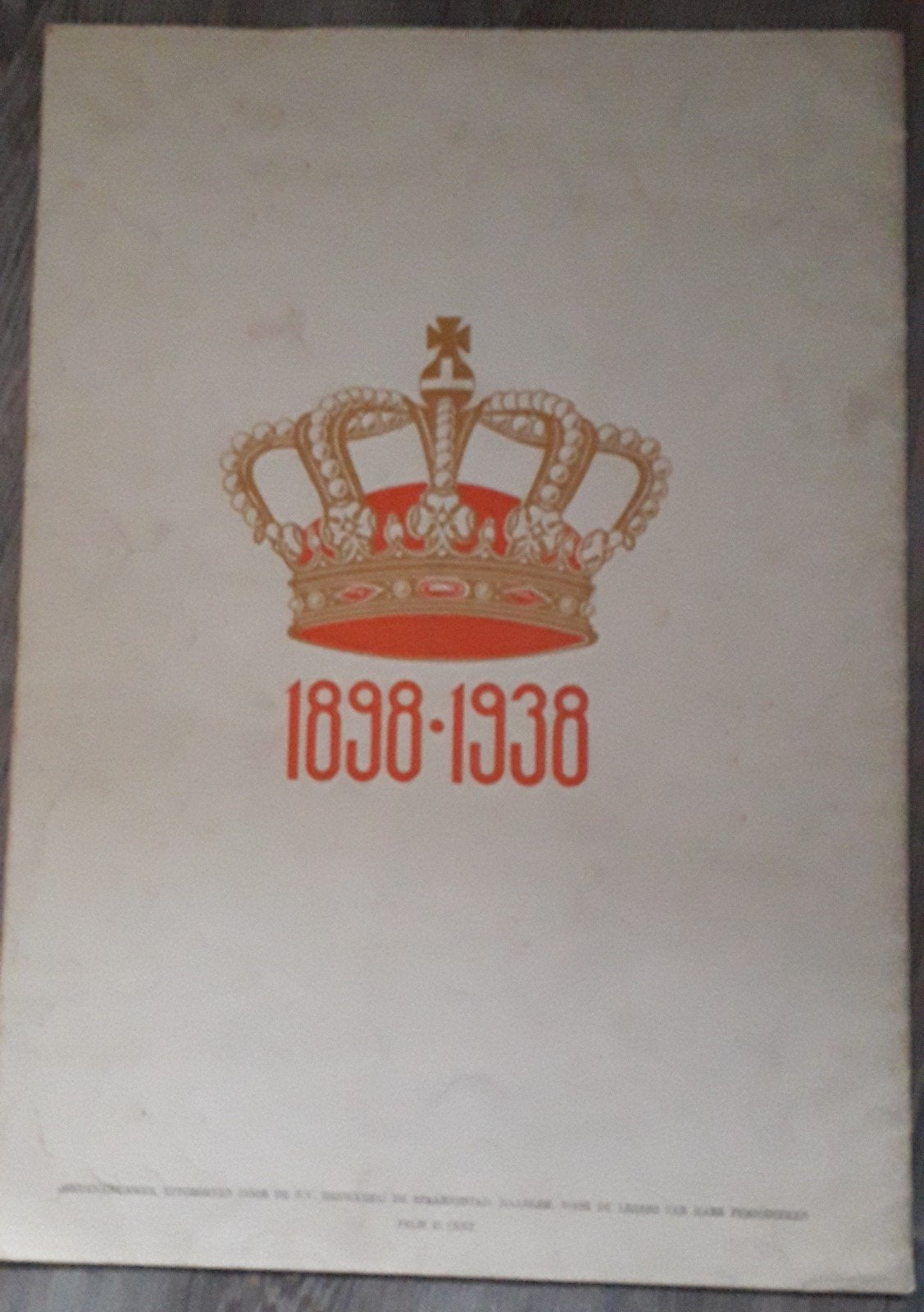 40 jaar Koningin Wilhelmina,  herinnerings album, Verzamelen, Ophalen of Verzenden, Gebruikt, Nederland, Tijdschrift of Boek
