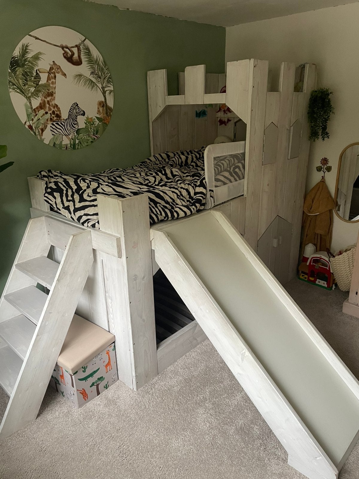Eenpersoons kinderbed, 90 cm, Eenpersoons, Ophalen of Verzenden, Zo goed als nieuw