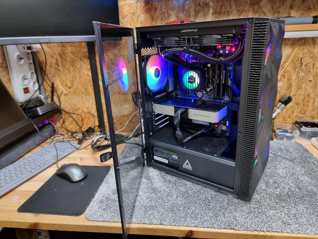Game Pc - i9 10900X 4.50Ghz-RTX 3060Ti 8GB-16GB-Win 11, Computers en Software, Ophalen, SSD 512GB + SSD 1TB, Intel Core i9, Virtual Reality