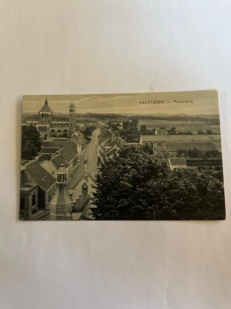 Ansichtkaart Halsteren - Panorama, Ophalen of Verzenden, Voor 1920, Gelopen, Noord-Brabant