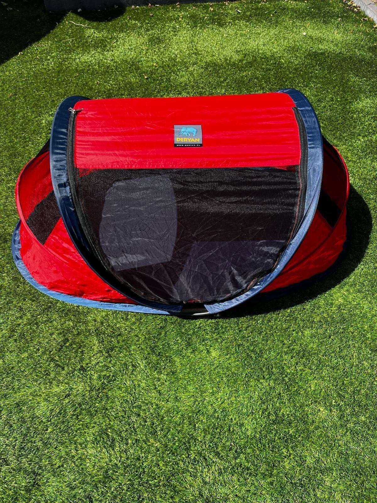 Deryan Peuter Luxe Slaaptentje - Rood, Ophalen, Zo goed als nieuw, Overige typen