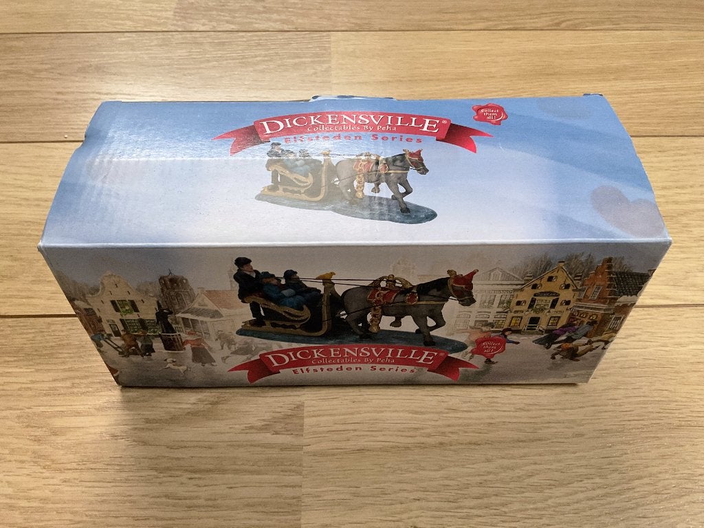 Dickensville, elfstedenserie, arreslee, Diversen, Ophalen, Zo goed als nieuw