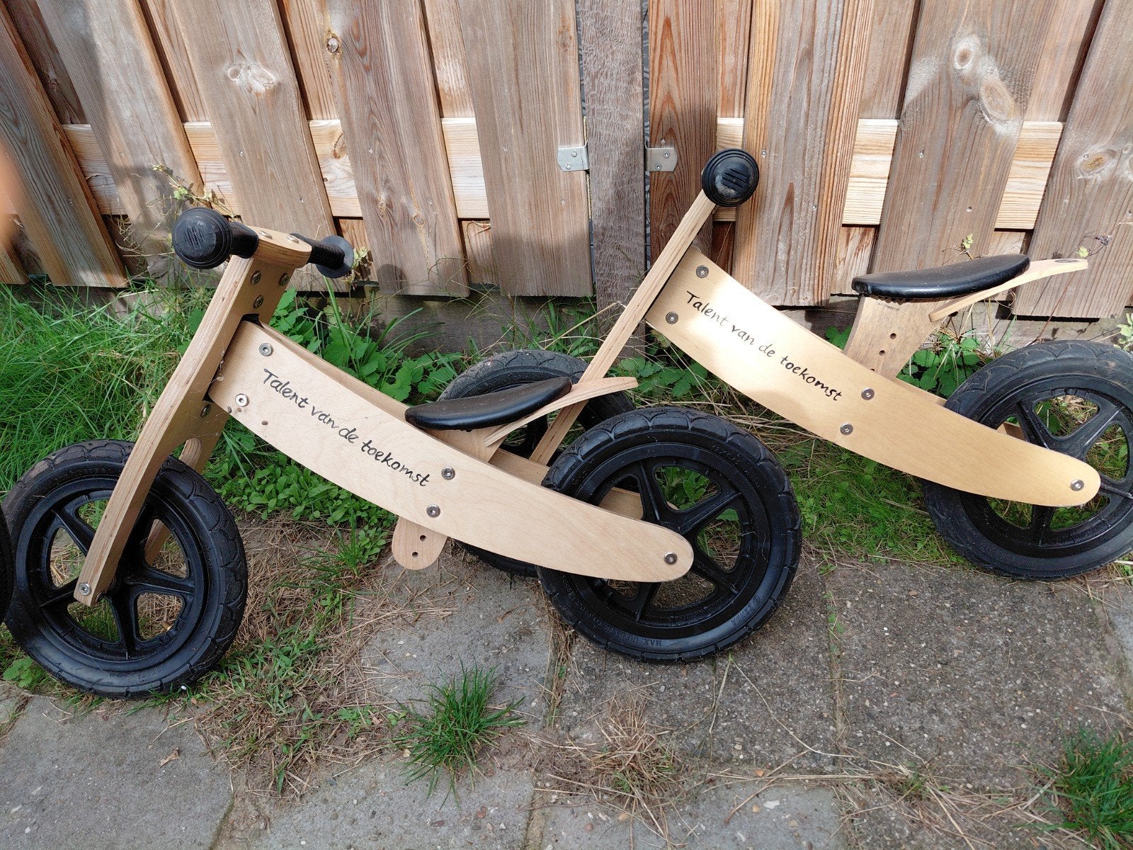 Houten loopfietsen voor kinderen - 'Talent van de toekomst', Ophalen of Verzenden, Gebruikt, Minder dan 16 inch, Onbekend