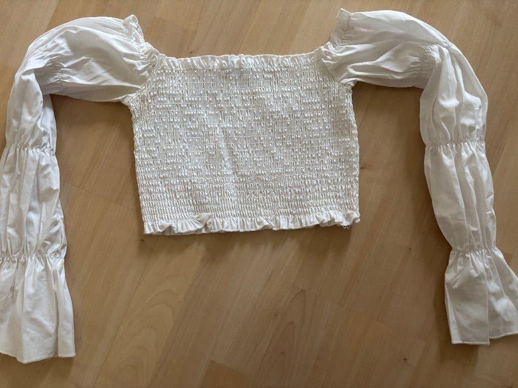 Blouse NA-KD maat 34, NA-KD, Wit, Ophalen of Verzenden, Zo goed als nieuw