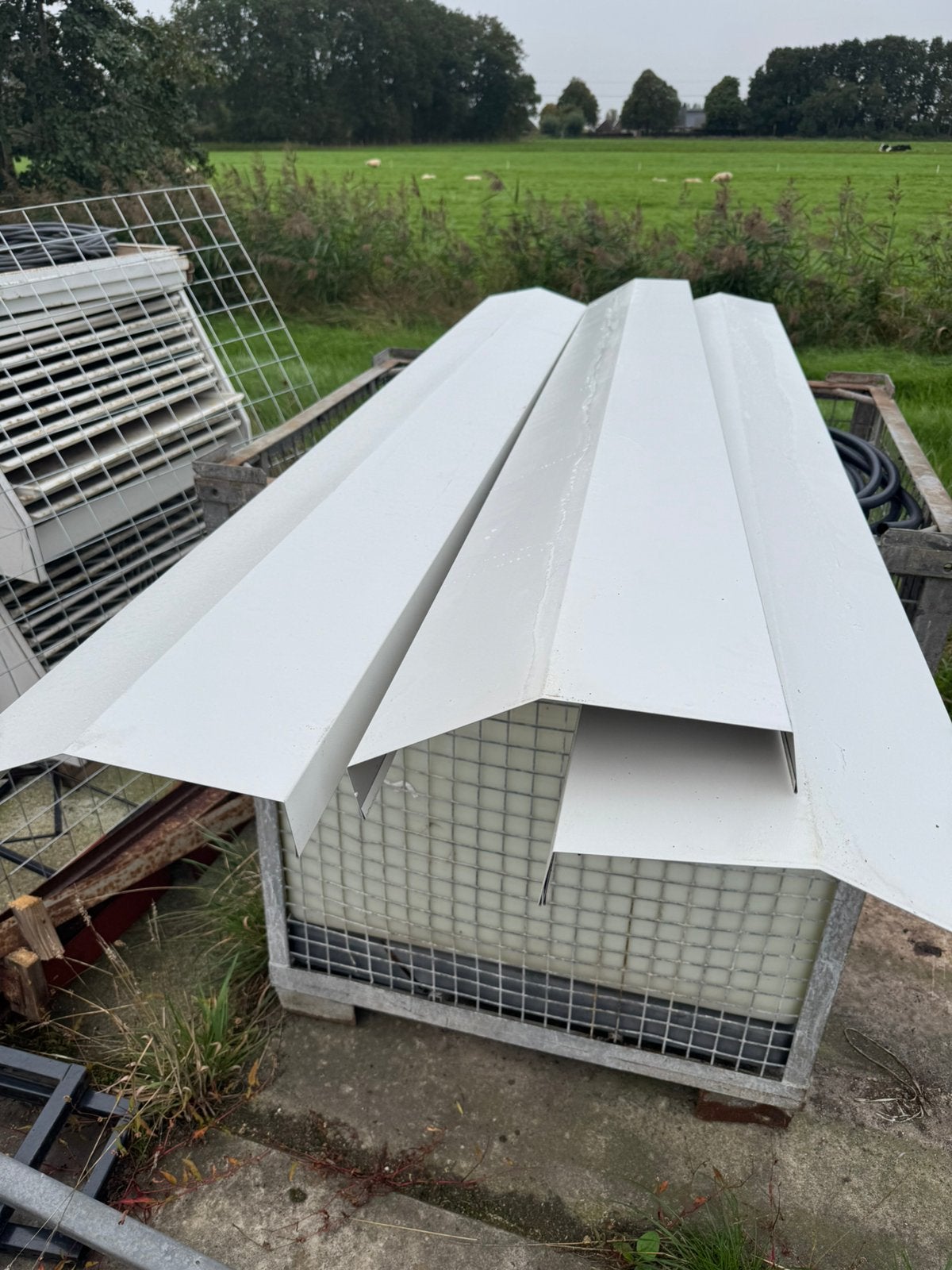 Aluminium nokstuk 2600cm lang 4 stuks, Overige kleuren, Nieuw, Minder dan 5 m², Metaal