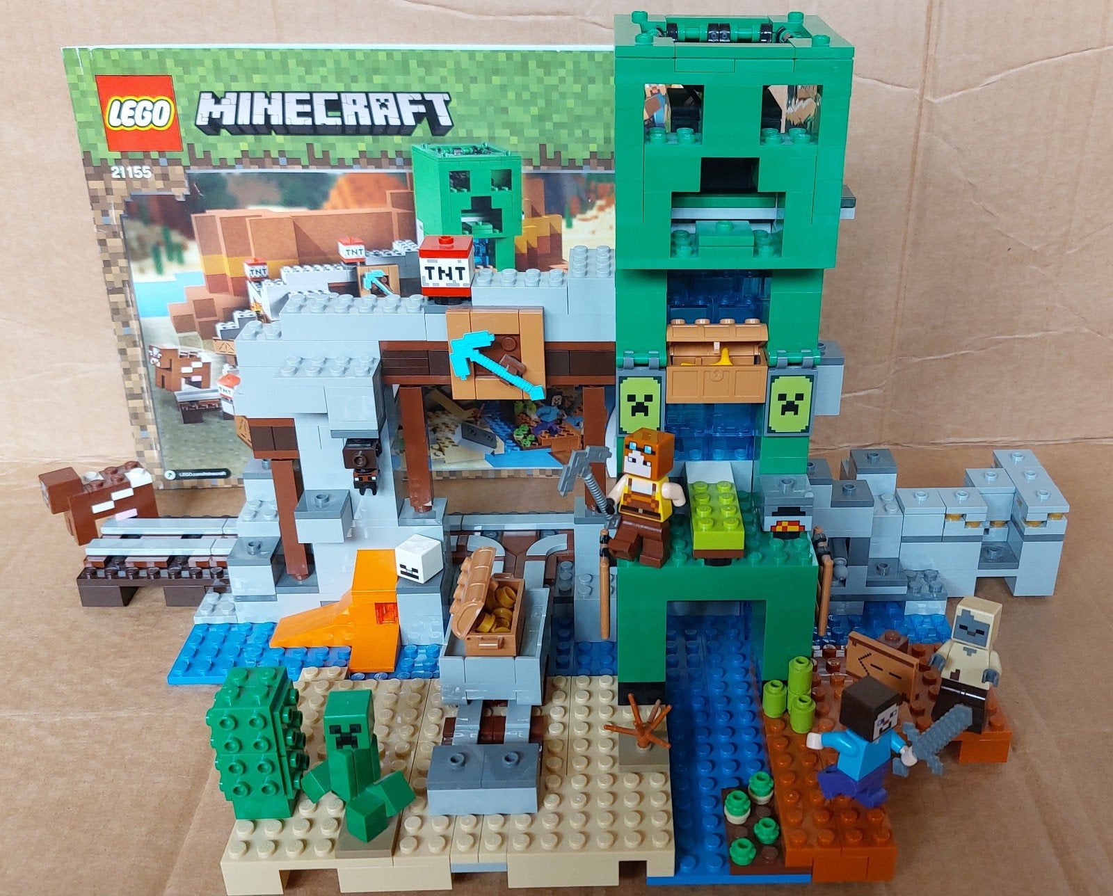 Lego Minecraft 21155 De Creeper., Ophalen, Zo goed als nieuw