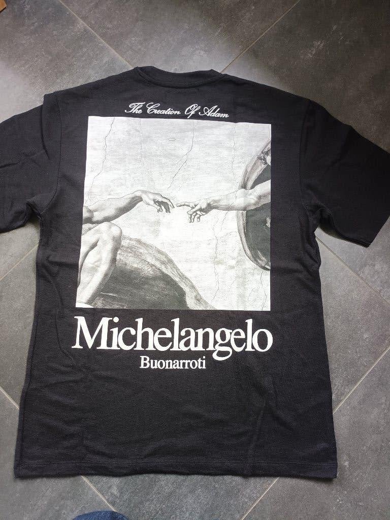 T shirt zwart Primark Michelangelo maat m, Kleding | Heren, T-shirts, Maat 48/50 (M), Zwart, Nieuw, Ophalen of Verzenden