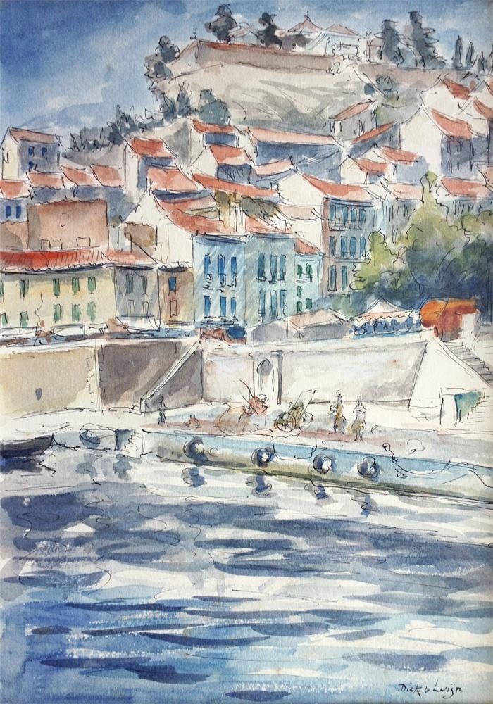 Dick van Luijn - Port Vendres (Zuid-Frankrijk), Ophalen of Verzenden