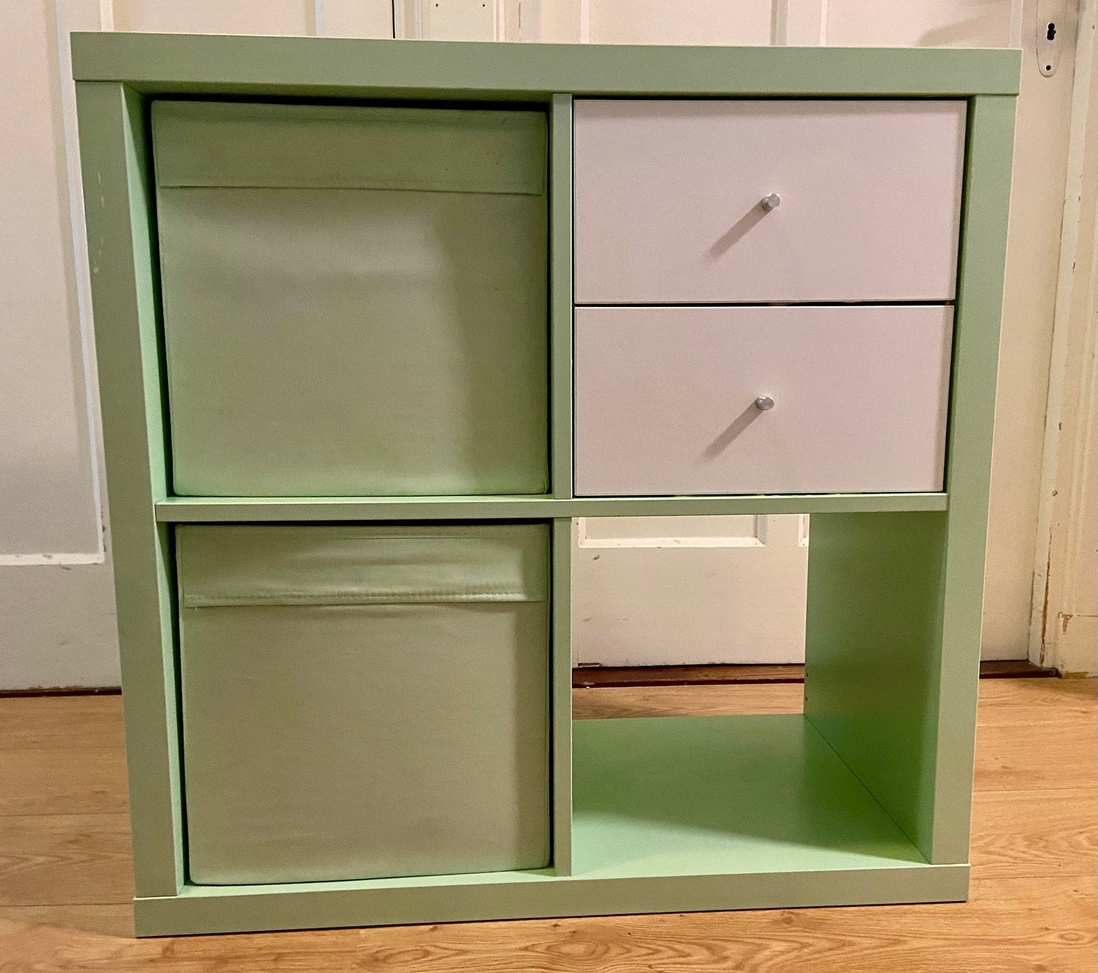 Ikea KALLAX kast mint groen, Ophalen, Zo goed als nieuw, Minder dan 150 cm, Minder dan 100 cm