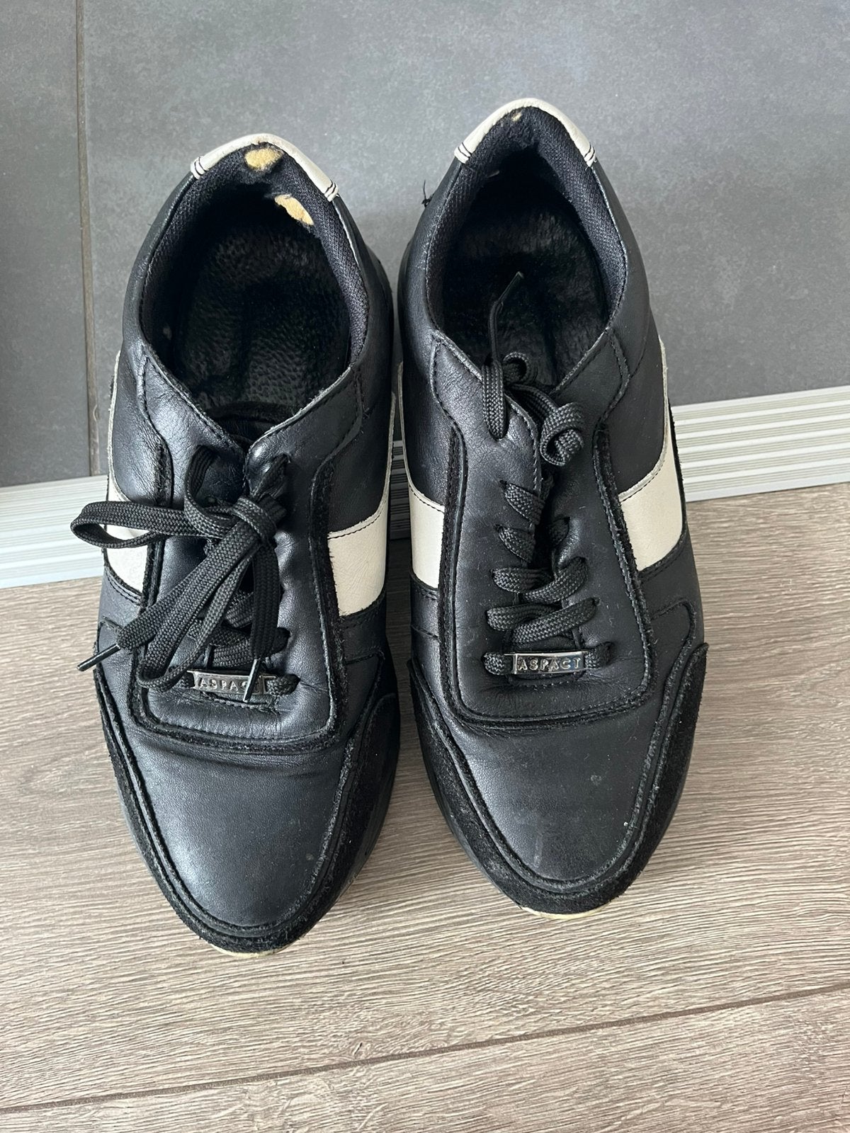 Aspact schoenen, Zwart, Ophalen of Verzenden, Sneakers of Gympen, Gedragen