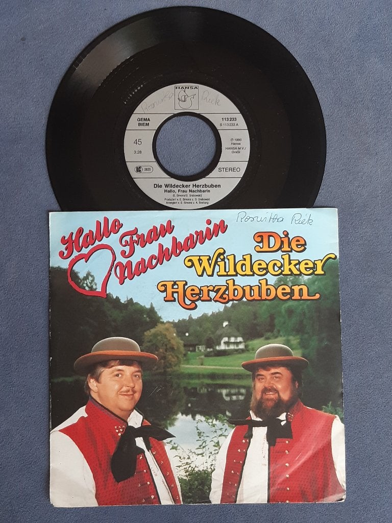 Die Wildecker Herzbuben – Hallo Frau Nachbarin VG/VG+, Cd's en Dvd's, Ophalen of Verzenden, Gebruikt, Overige genres