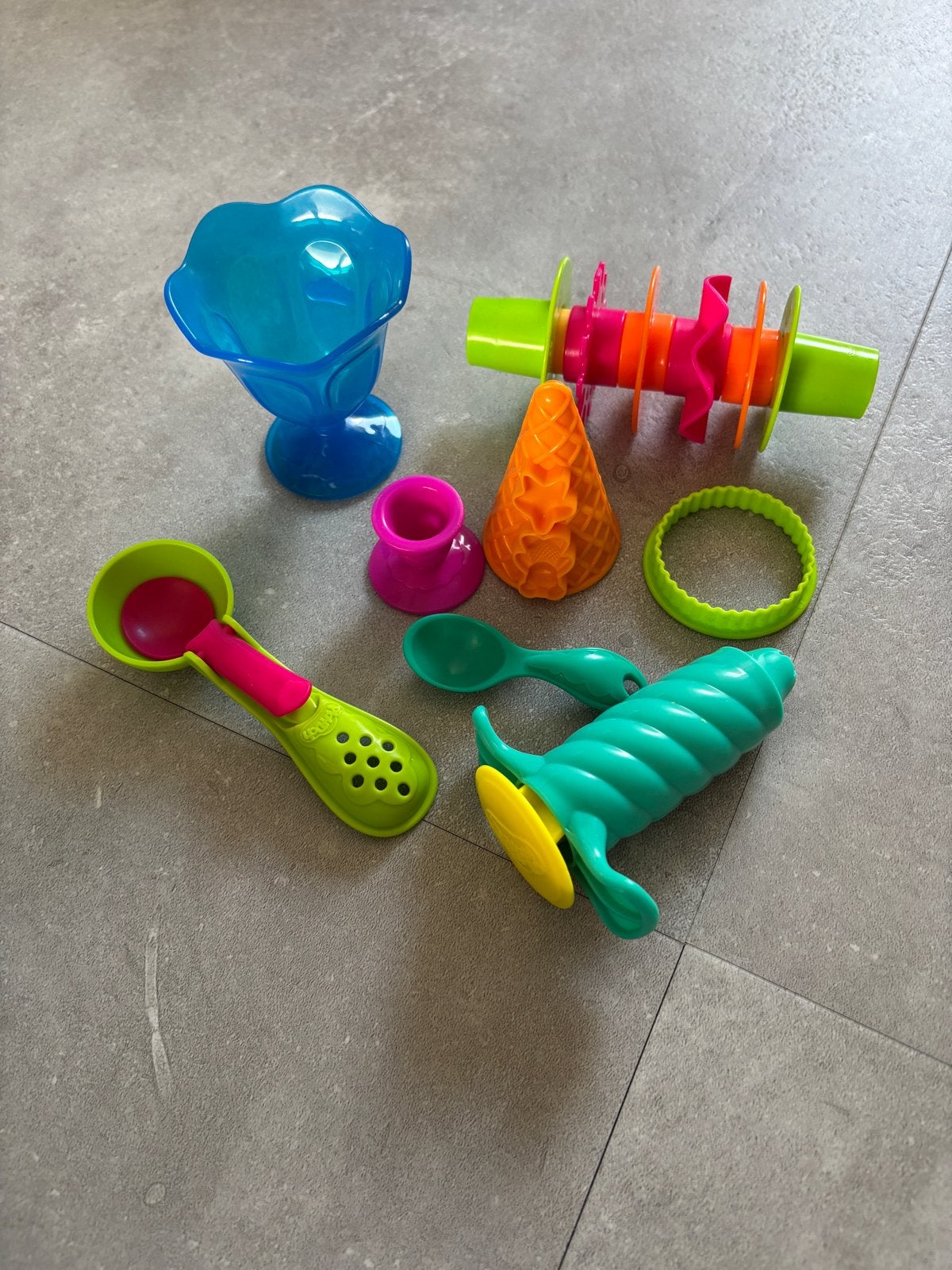 Play-Doh accessoires voor ijsjes - Zo goed als nieuw, Ophalen of Verzenden, Zo goed als nieuw