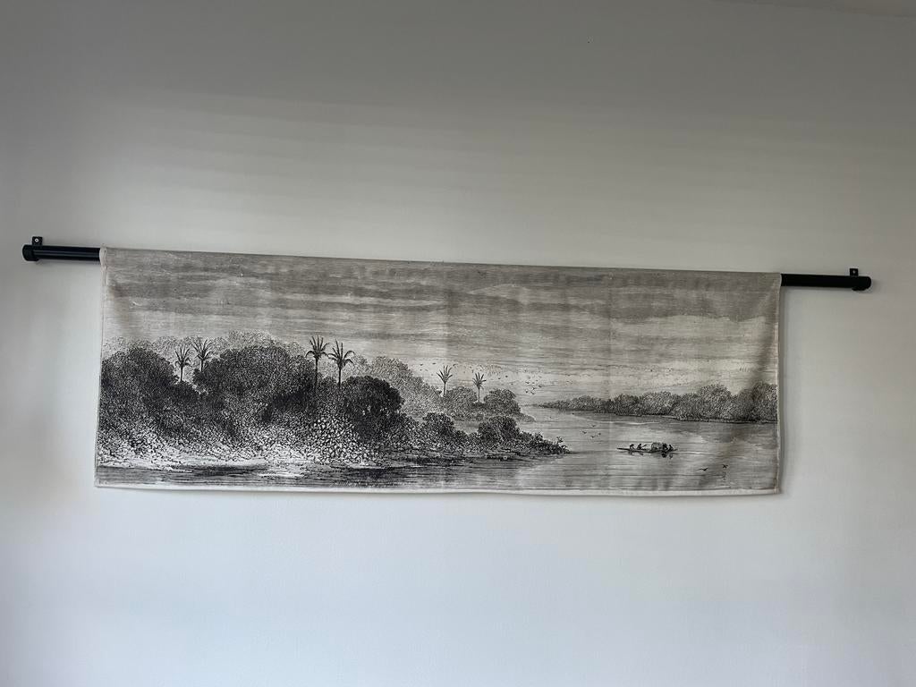 Wanddoek tropisch, Ophalen