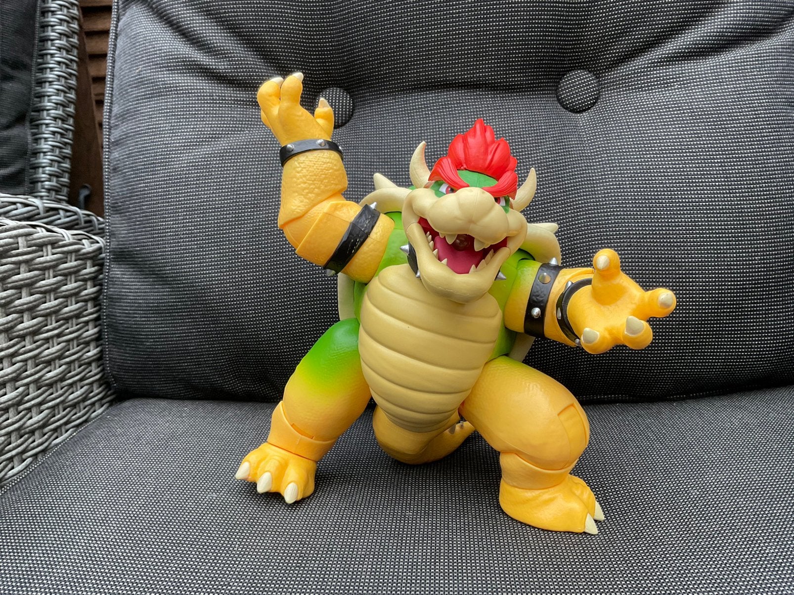 Nieuwe zgan JAKKS Mario bros. Kart BOWSER pop werkt, Ophalen, Overige figuren, Nieuw, Beeldje of Figuurtje