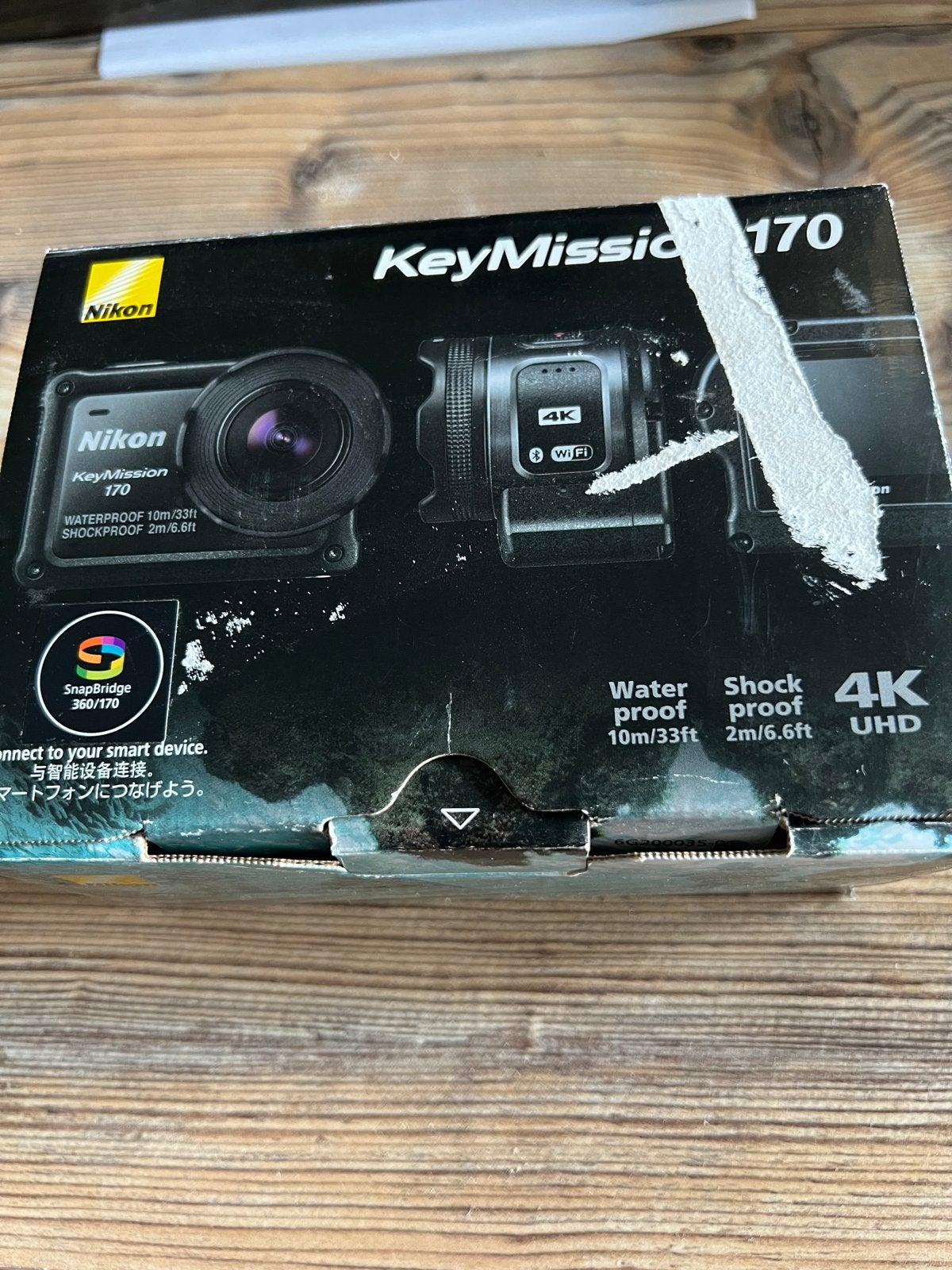 Nikon KeyMission 170 4K Action Camera - Zo goed als nieuw, Ophalen, Zo goed als nieuw, Overige merken