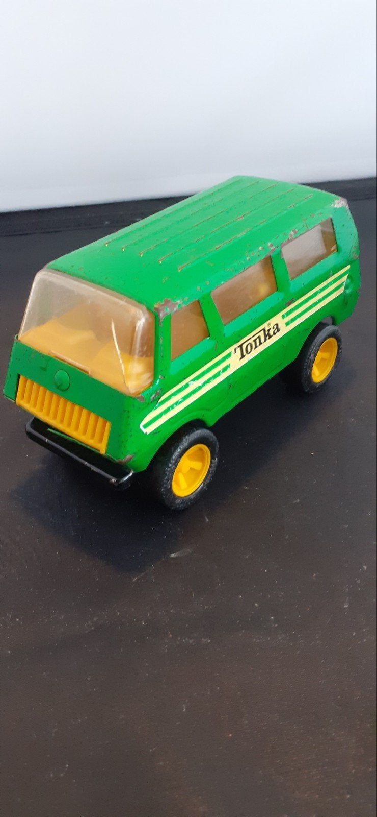 Vintage Tonka Busje Groen - Made in USA, Ophalen of Verzenden, Gebruikt
