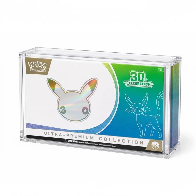 Pokémon 30th Anniversary UPC Acryl Case | PRE-ORDER, Ophalen of Verzenden, Nieuw, Boosterbox, Foil
