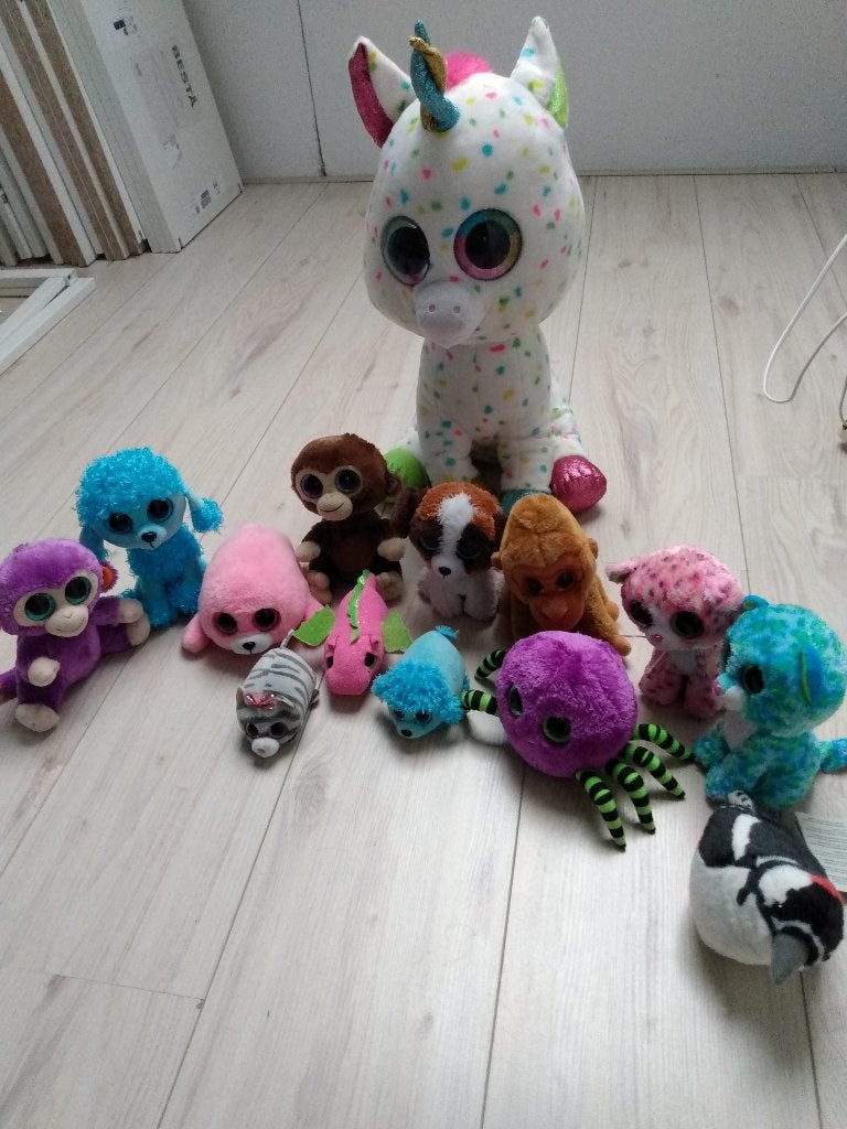 14 Ty Beanie Boo knuffels in verschillende maten, Ophalen, Zo goed als nieuw, Overige typen, Ty