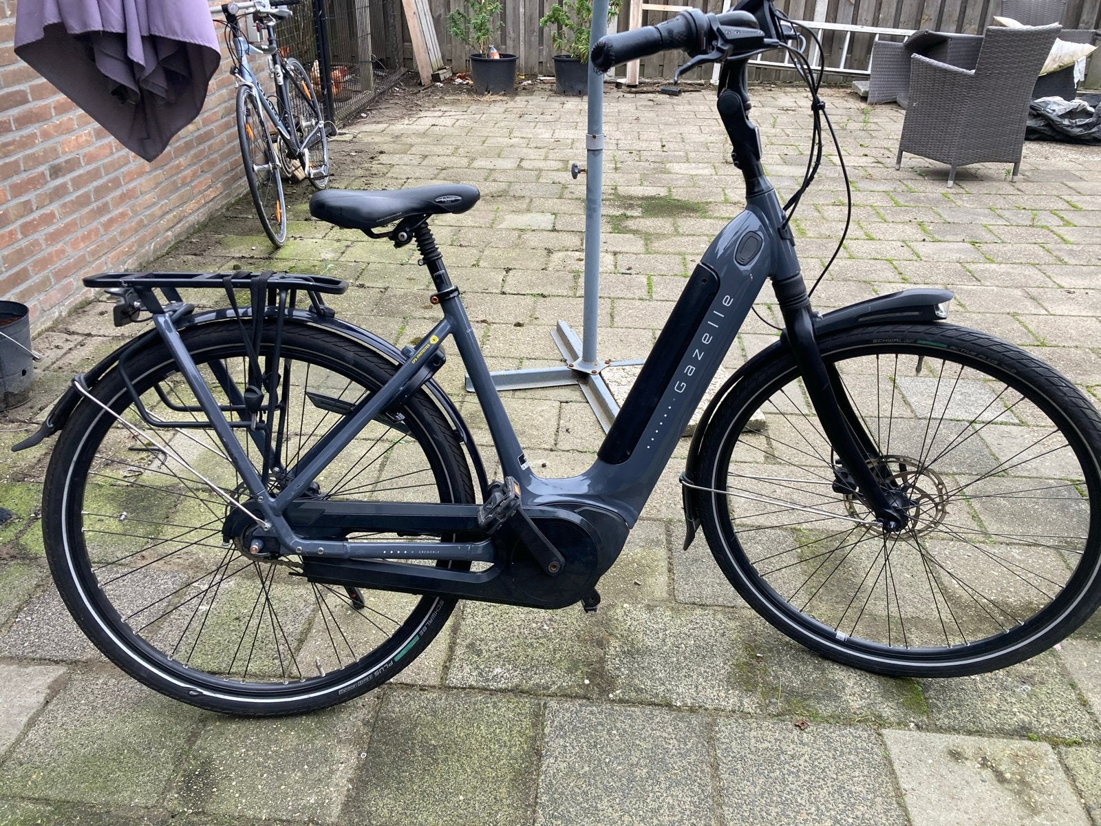 Gazelle Grenoble C8+HMB elektrische fiets, Gebruikt, Ophalen of Verzenden, 47 tot 51 cm, 50 km per accu of meer
