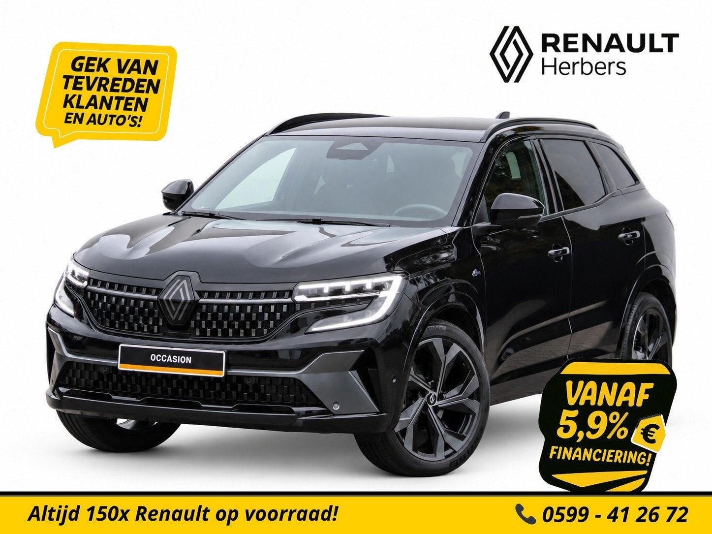 Renault Austral 1.3 mild hybrid 160 X-tronic techno esprit A, Auto's, Gebruikt, 1492 kg, Bedrijf, Hybride Elektrisch/Benzine