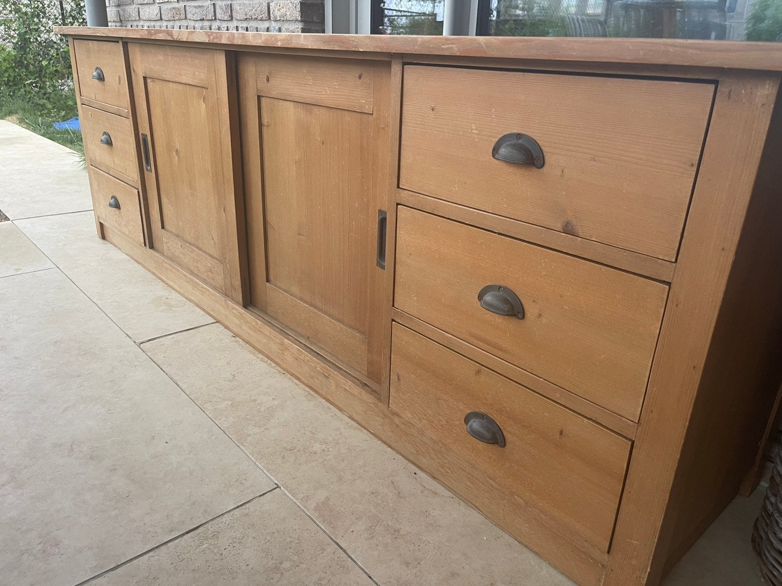 Mooi TV kast 200 cm x 40 cm x 63 cm, Ophalen of Verzenden, Zo goed als nieuw, 25 tot 50 cm