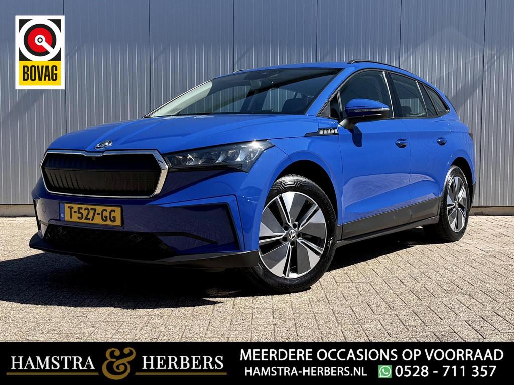 Skoda Enyaq iV 60 blauw, elektrisch, Automaat, 397 km, Achterwielaandrijving, Gebruikt