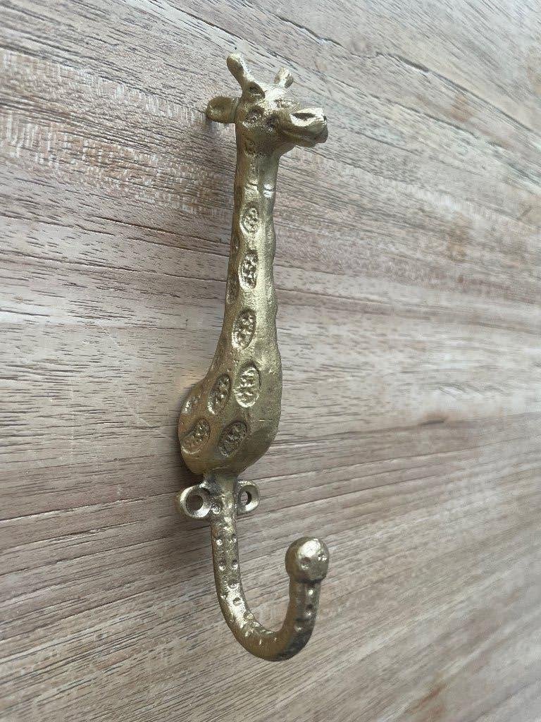 Gouden haakje giraf (doing goods), Ophalen, Wandhaken, Zo goed als nieuw, Minder dan 100 cm