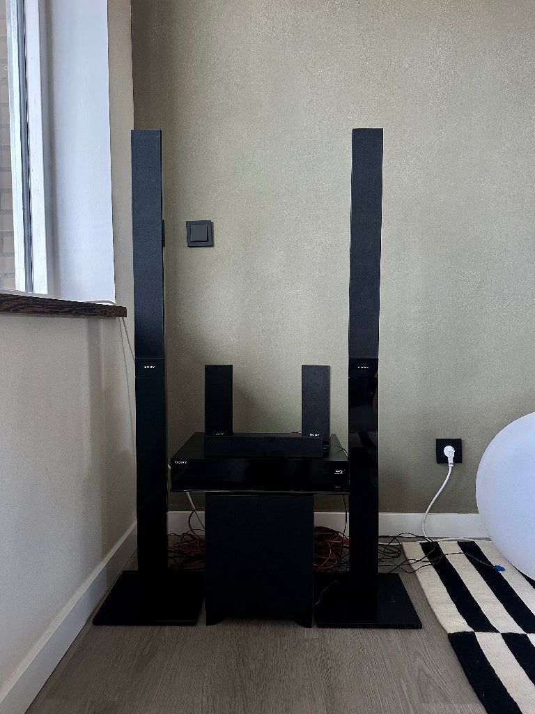 Sony BDV-E870 5.1 Blu-ray Home Cinema set | torenspeakers, Ophalen, Gebruikt, Blu-ray-speler, 70 watt of meer