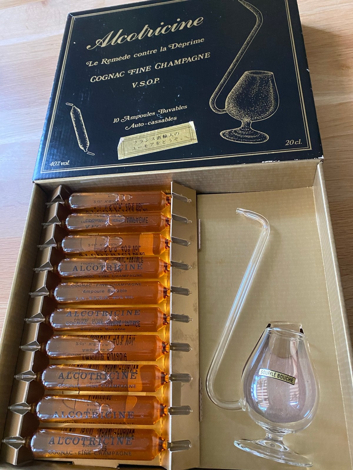 Alcotricine Cognac Fine Champagne V.S.O.P. (Vintage), Ophalen, Zo goed als nieuw