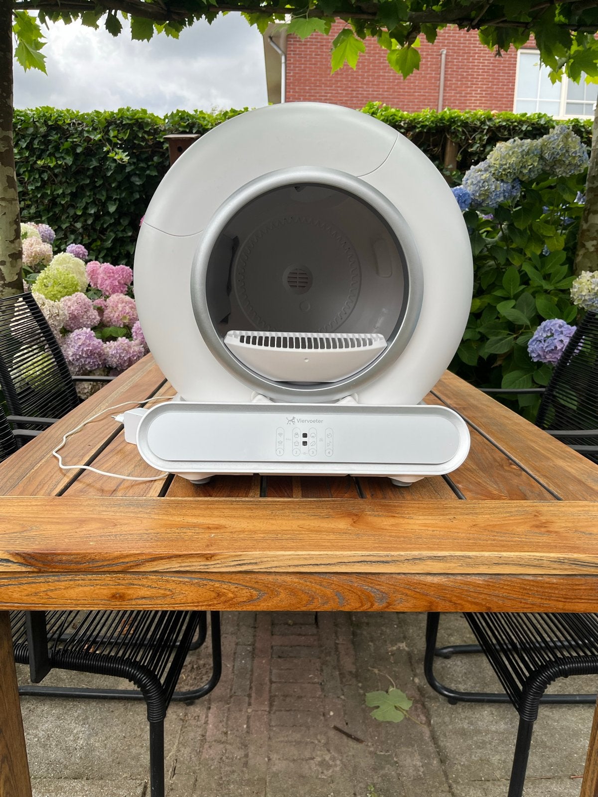 Viervoeter kattenbak fresh 2, Ophalen