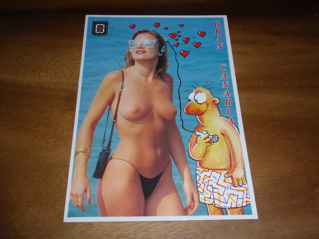 Vakantiekaart Humor  Naakt, Verzenden, 1980 tot heden, Ongelopen, Overige thema's