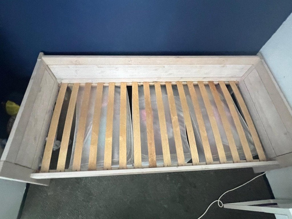 LifeTime Bed, Ophalen, Eenpersoons, LifeTime, Hout