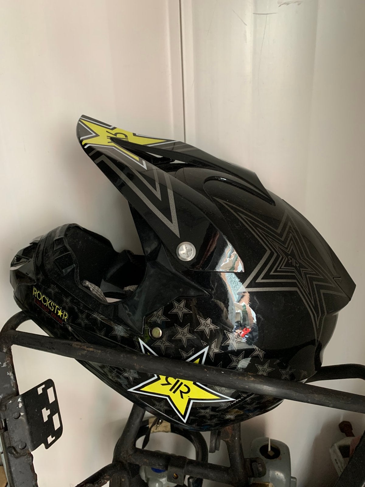 Crossmotor helm M, Motoren, Kleding | Motorhelmen, Ophalen of Verzenden, Tweedehands, Offroadhelm, Overige merken
