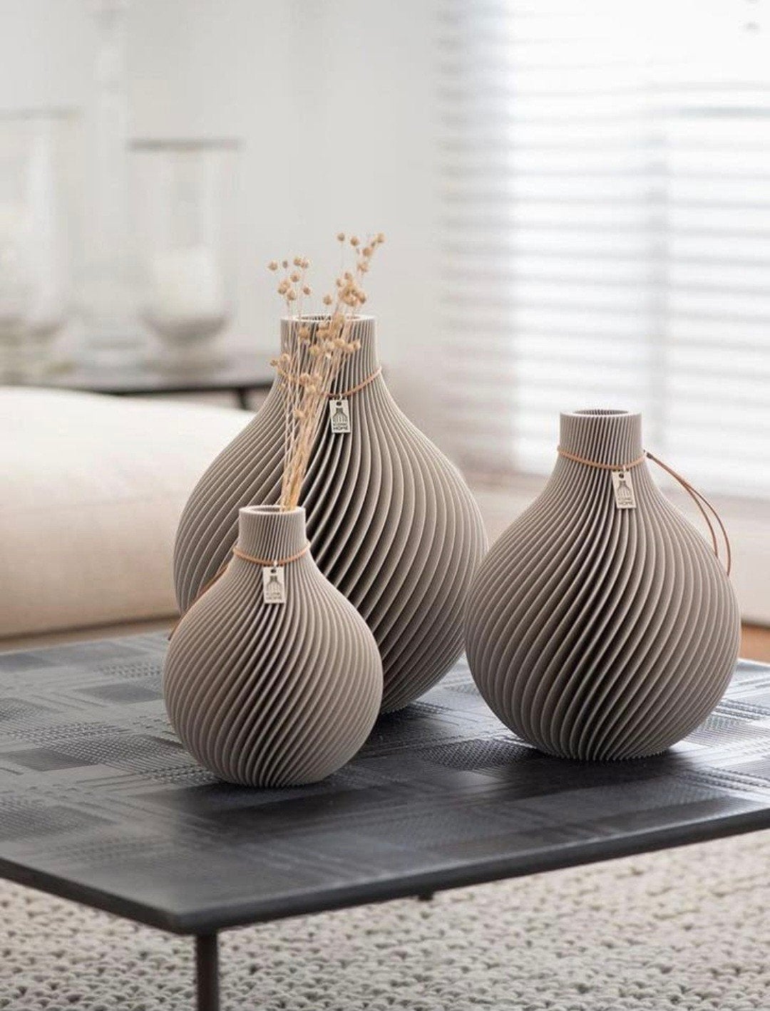 Iconic Home Vazen Set van 3 - Nieuw!, Ophalen of Verzenden, Nieuw
