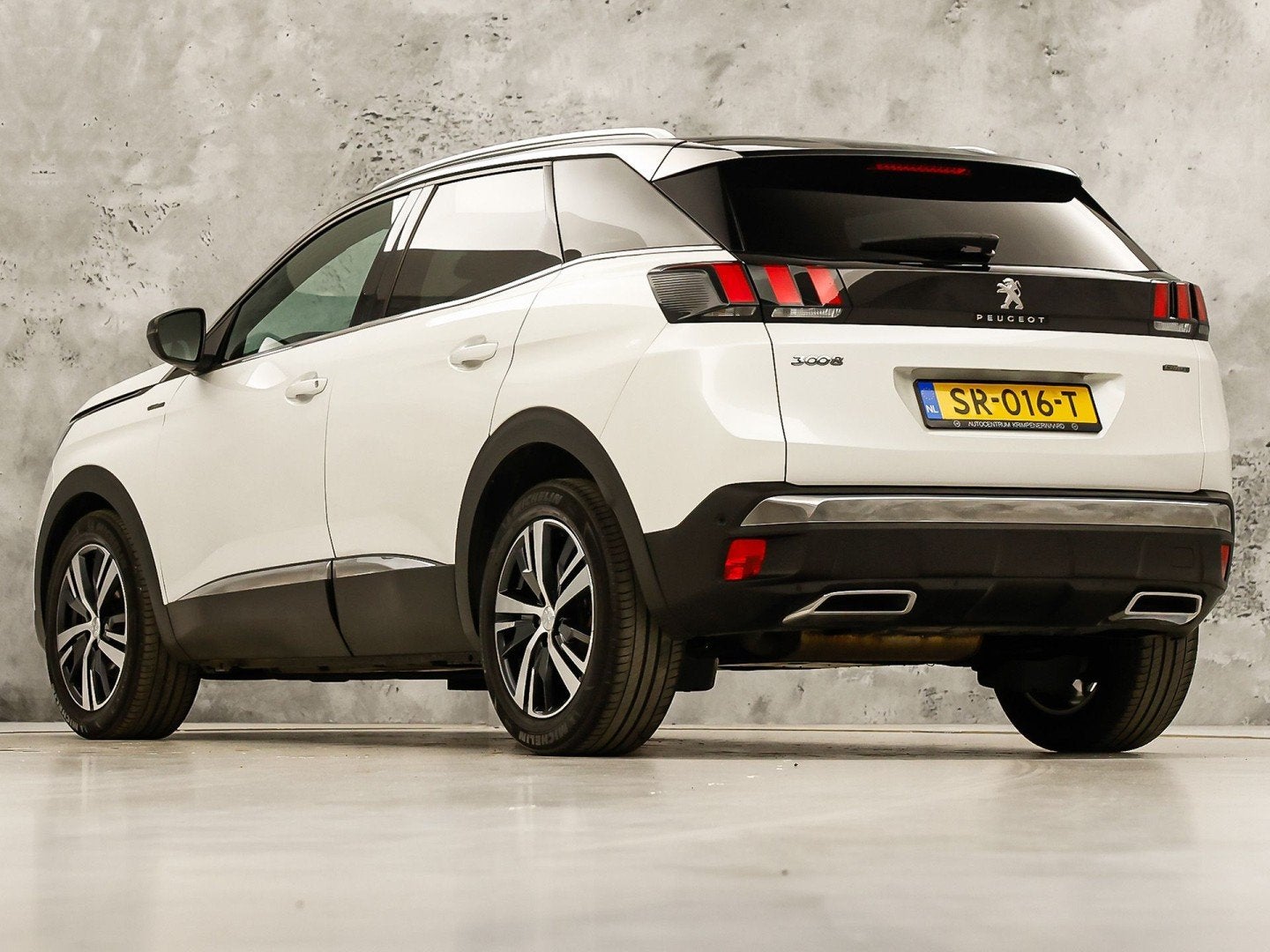 Peugeot 3008 1.6 e-THP GT Line 165Pk Automaat (APPLE CARPLAY, Auto's, 12 maanden, 4 cilinders, Leder en Stof, Wit