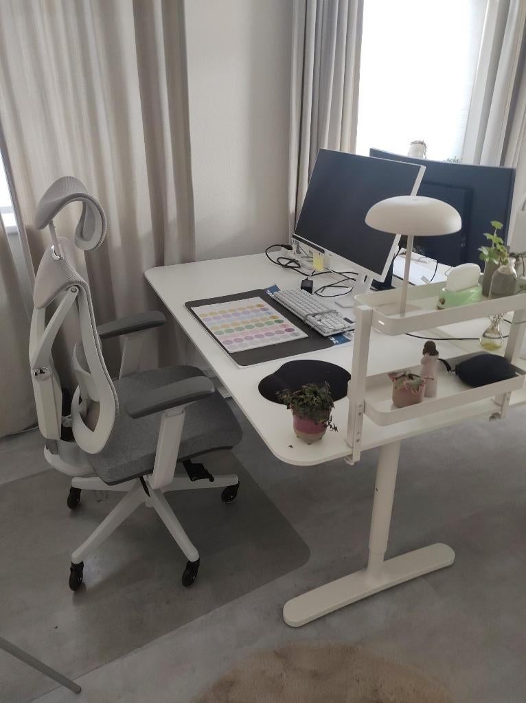 bureau, Huis en Inrichting, Bureaus, Ophalen, Demontabel, 160 cm, Zo goed als nieuw