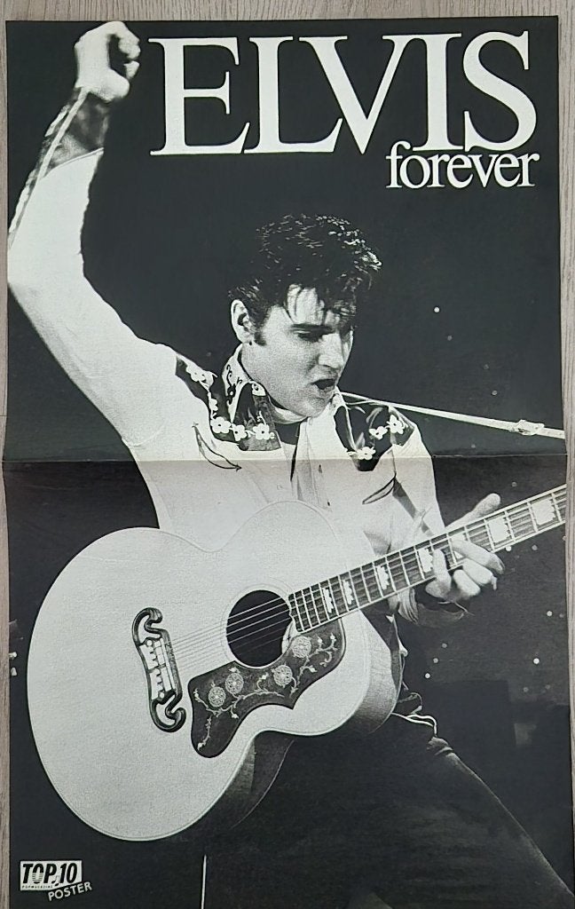 3 Mooie posters ELVIS PRESLEY (HITKRANT , TOP 10 & BRAVO), Verzamelen, Rechthoekig Staand, Ophalen of Verzenden, Zo goed als nieuw