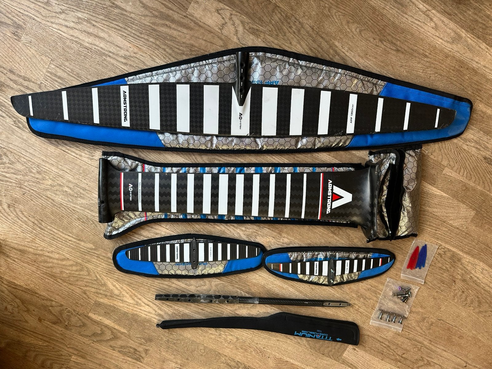 Armstrong APF 1350 compleet  Performance mast  – 2 stabs, Ophalen of Verzenden, Wingsurfset