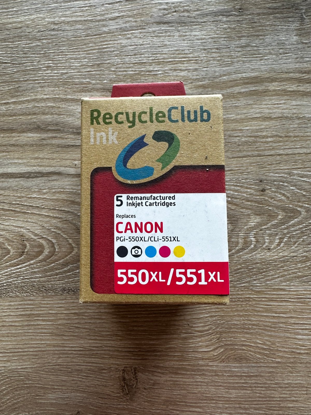 RecycleClub Ink Cartridges Canon PGI-550XL/CLI-551XL, Recycleclub, Verzenden, Cartridge, Mon Plaisir 89c 4872AM Etten-Leur