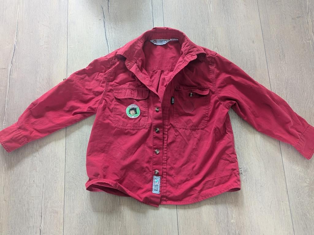 Beverblouse Scouting maat 128, Kinderen en Baby's, Kinderkleding | Maat 128, Ophalen of Verzenden, Gebruikt, Jongen of Meisje
