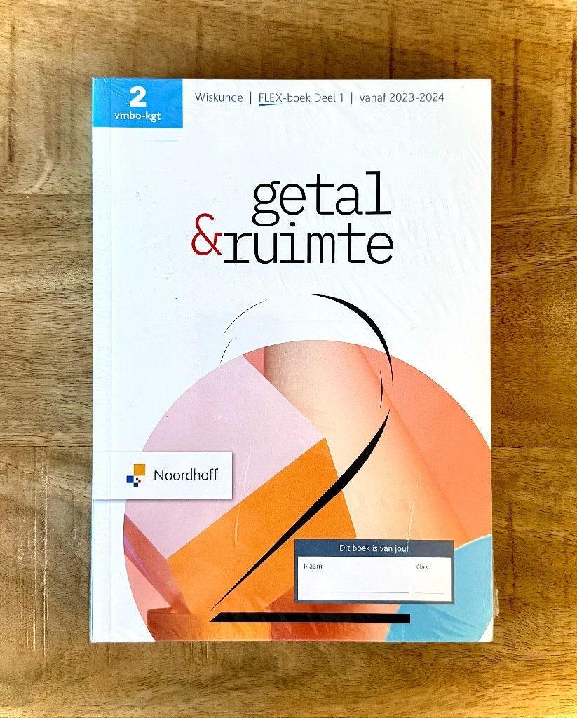 Getal & Ruimte 2 VMBO-KGT Deel 1 & Deel 2 Wiskunde Editie 13, Boeken, VMBO, Nieuw, Ophalen of Verzenden, Wiskunde B
