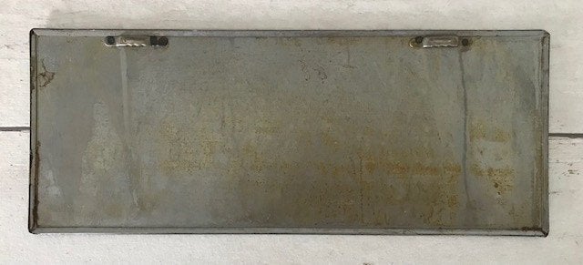 Metalen wanddecoratie bord Bonheur, 39 cm, Metaal, Gebruikt, 15 cm