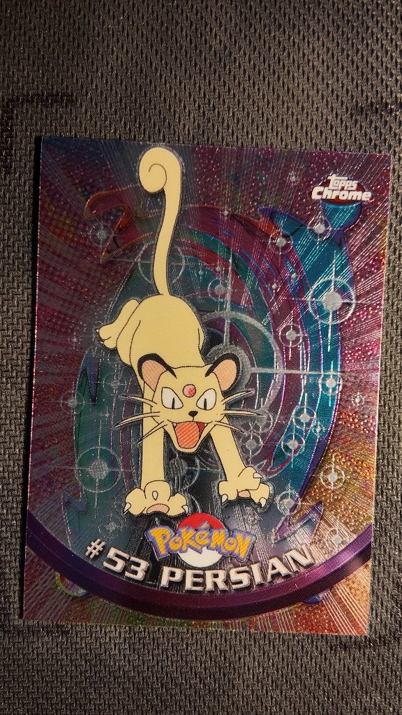 persian 53 topps | Pokemon kaart, Ophalen, Losse kaart, Foil