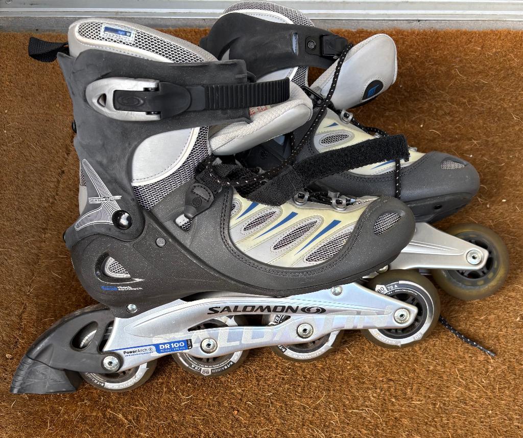 Salomon Inline skates (dames) maat 42,5, Ophalen, Gebruikt, Salomon, Inline skates 4 wielen